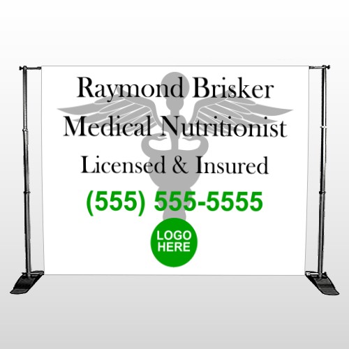 Med 51 Pocket Banner Stand