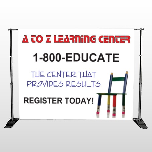 Pencil Chair 159 Pocket Banner Stand