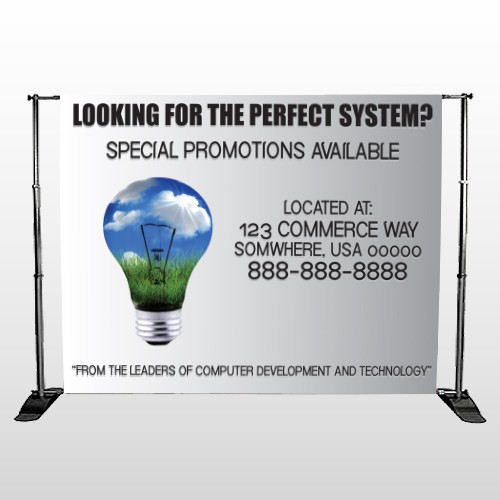 Scene Bulb 435 Pocket Banner Stand