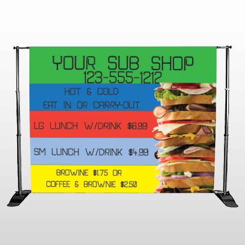 Sandwich 375 Pocket Banner Stand