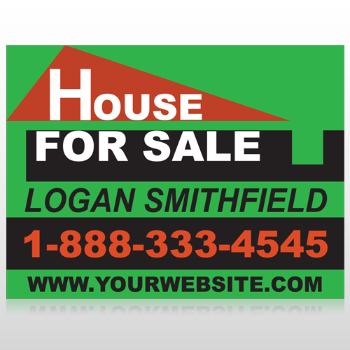 Red Roof House 855 Site Sign