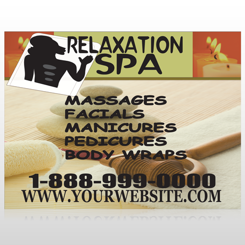Relaxation Spa 640 Site Sign