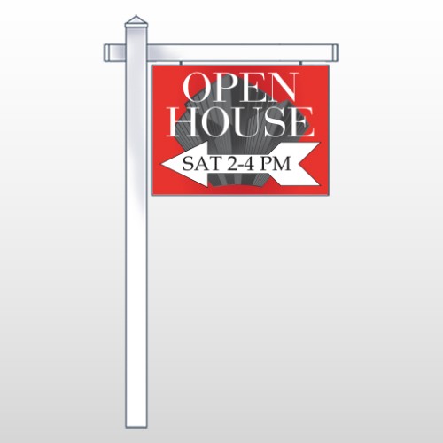 Buildings 230 18"H x 24"W Swing Arm Sign