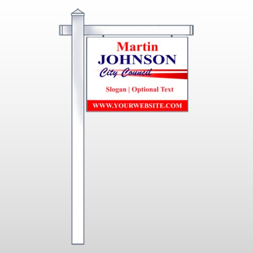 City Council 310 18"H x 24"W Swing Arm Sign