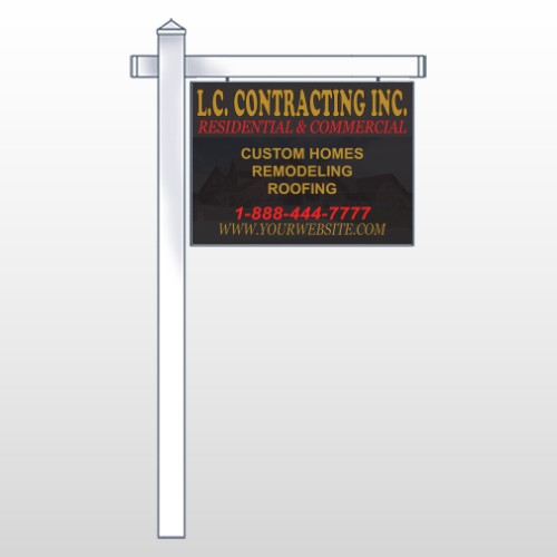 Faded House 500 18'H x 24"W Site Sign