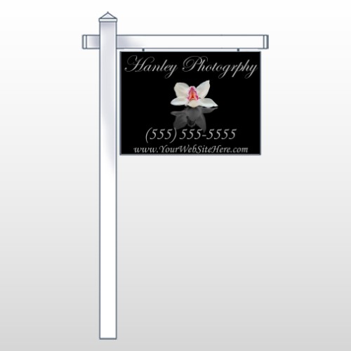 Flower 41 18"H x 24"W Swing Arm Sign
