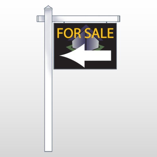 For Sale Corner 704 18"H x 24"W Swing Arm Sign