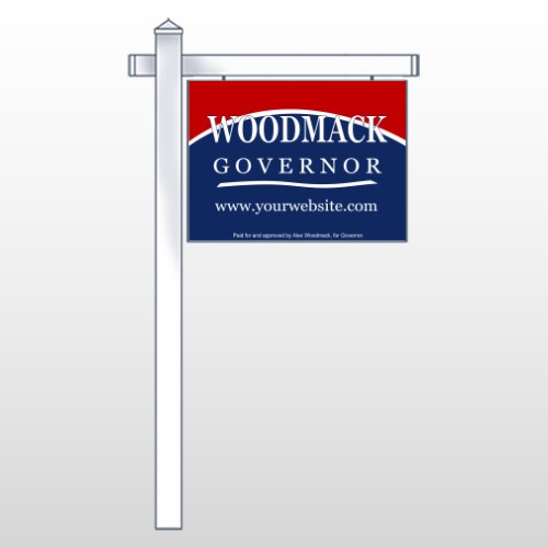 Governor 308 18"H x 24"W Swing Arm Sign