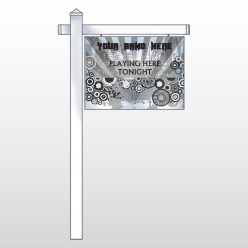 Gray City 368 18"H x 24"W Swing Arm Sign