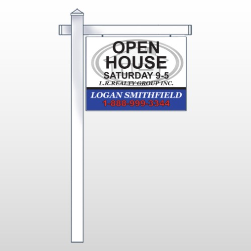 House Emblem 857 18"H x 24"W Swing Arm Sign