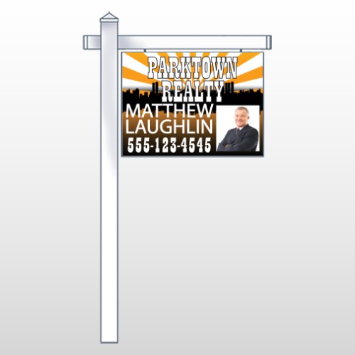 Matthew Parktown 646 18"H x 24"W Swing Arm Sign