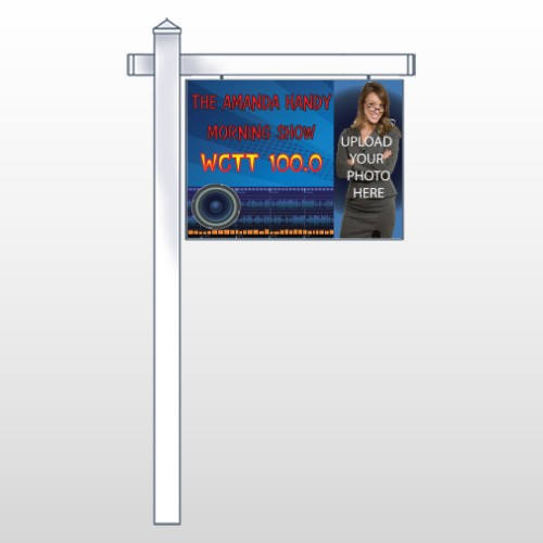 Amp Morning Show 439 18"W x 24"H Site Sign