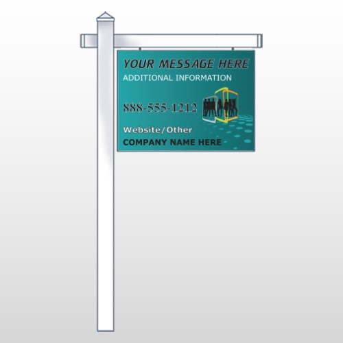 Fashion Models 180 18"H x 24"W Swing Arm Sign