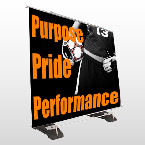 Black 53 Exterior Pocket Banner Stand