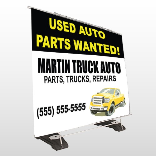 Truck 326 Exterior Pocket Banner Stand