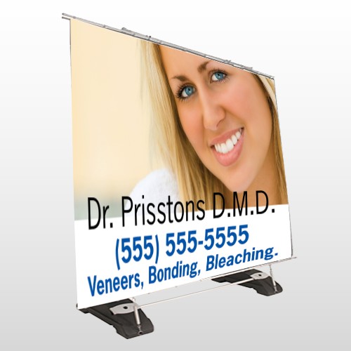 Dental 49 Exterior Pocket Banner Stand