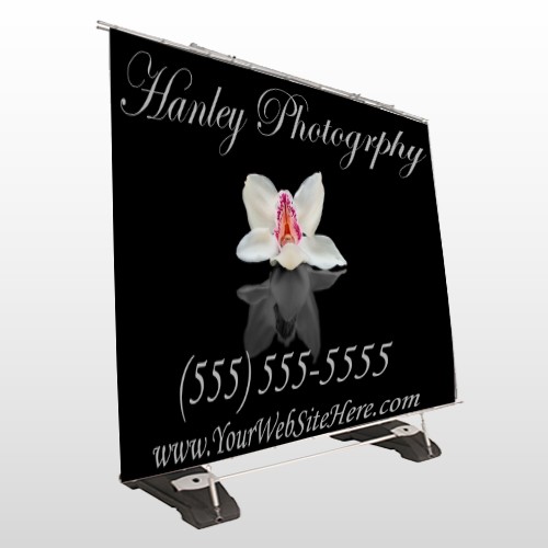 Flower 41 Exterior Pocket Banner Stand