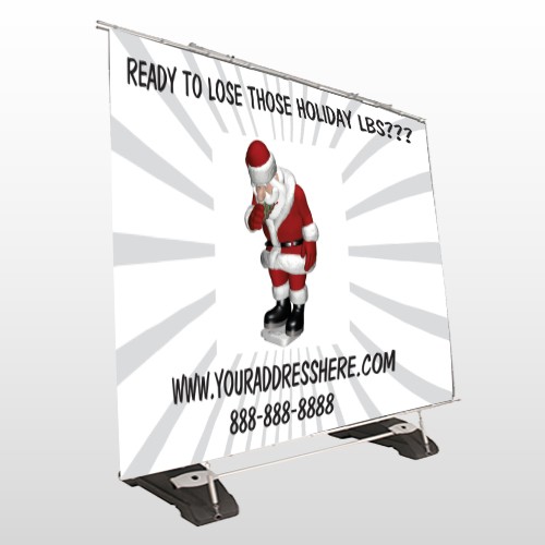 Health Santa 402 Exterior Pocket Banner Stand