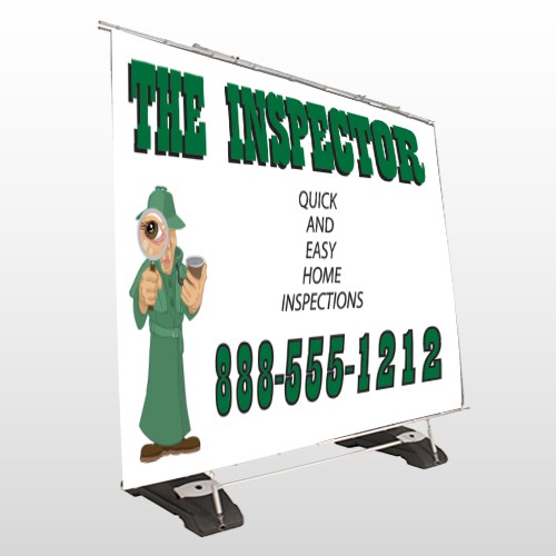 Inspector 245 Exterior Pocket Banner Stand