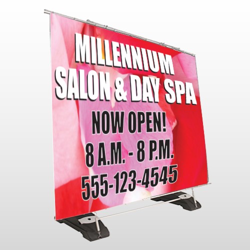 Millennium Spa 493 Exterior Pocket Banner Stand
