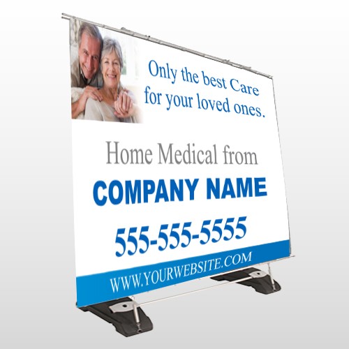 Old 329 Exterior Pocket Banner Stand