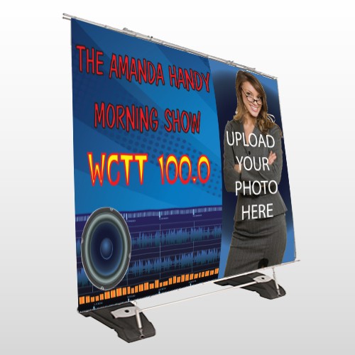 AMP Morning Show 439 Exterior Pocket Banner Stand
