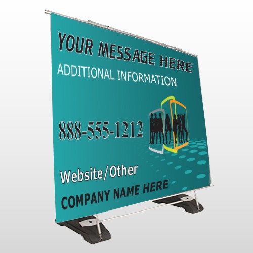 Fashion Models 180 Exterior Pocket Banner Stand