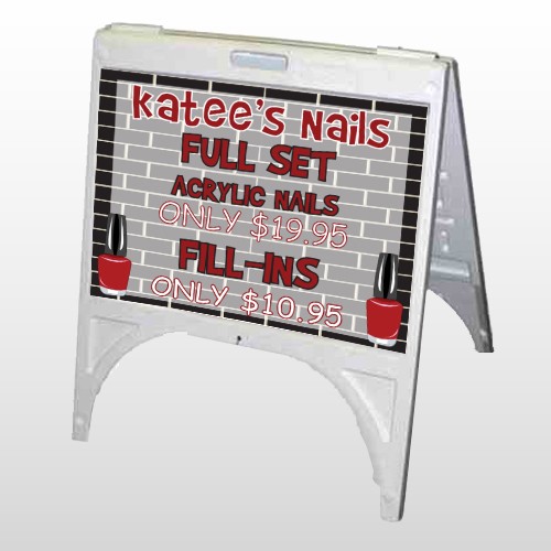 Acrylic Nails 292 A Frame Sign