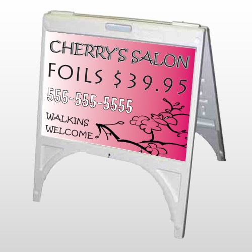 Cherry Salon 288 A Frame Sign