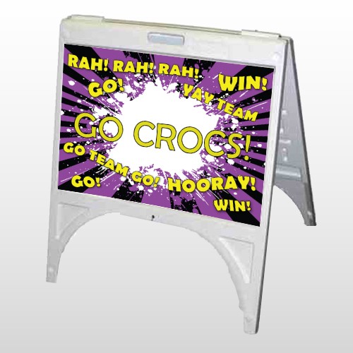 Crocs 54 A Frame Sign