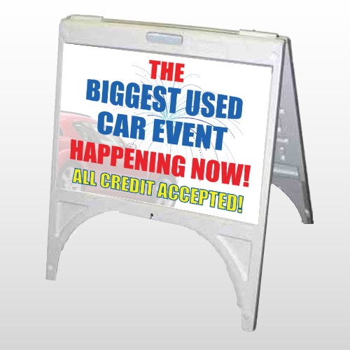 Fireworks Car 316 A Frame Sign