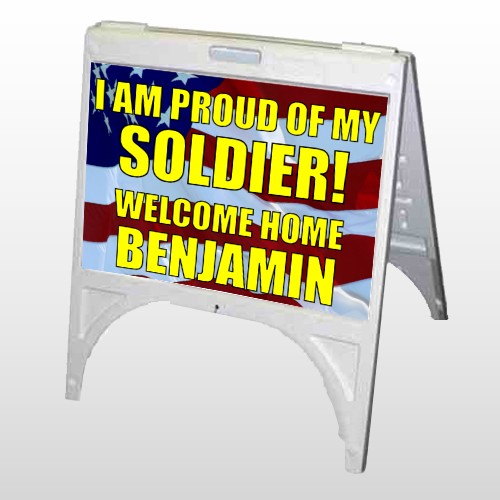 Flag 52 A Frame Sign