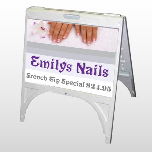 Flower Hands 295 A Frame Sign