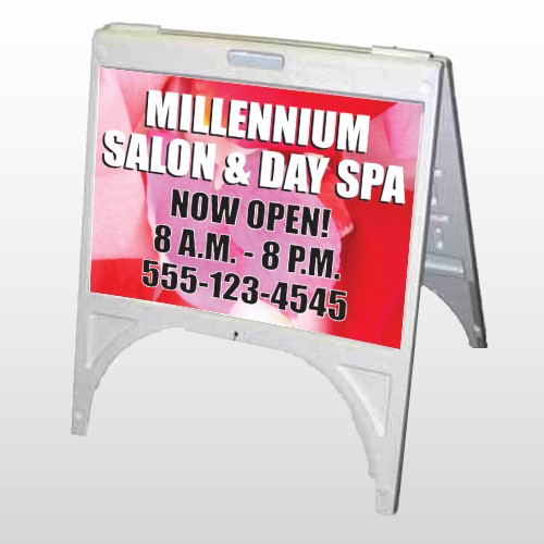 Millennium Spa 493 A Frame Sign