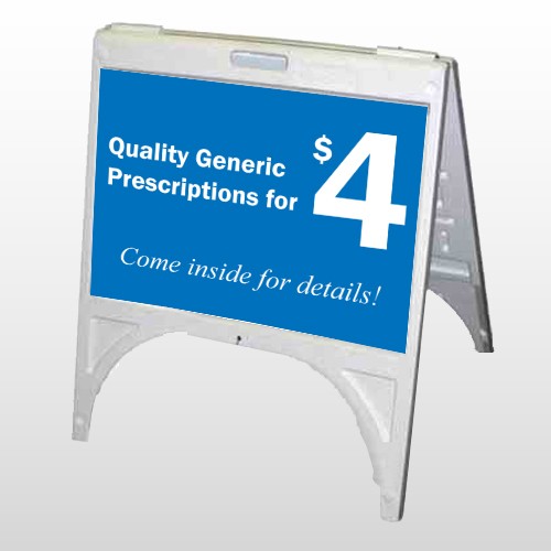 Pharmacy 334 A Frame Sign