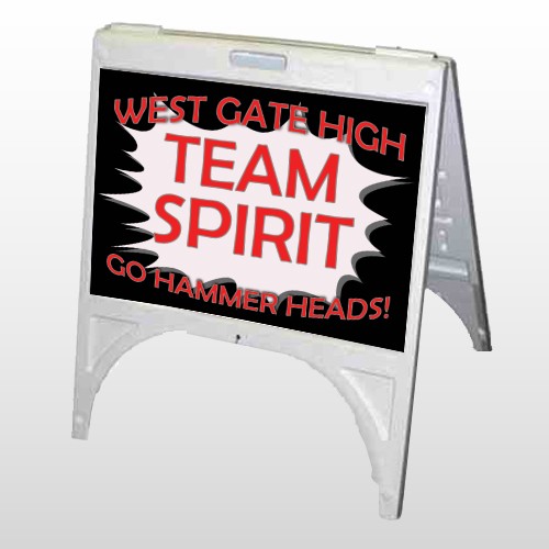 Team 55 A Frame Sign