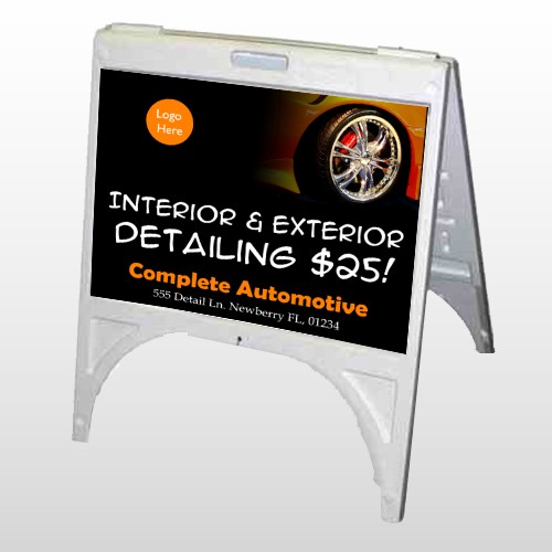 Detailing Services 115 A Frame Sign