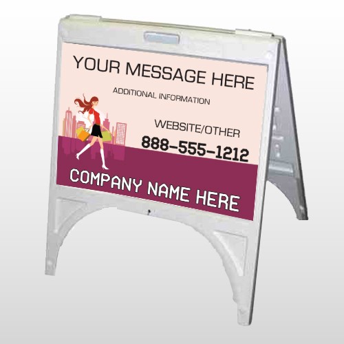 Fashion Shopping 179 A Frame Sign