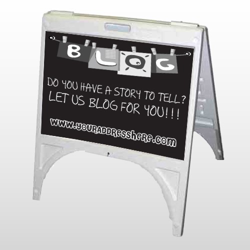 Blog Line 430 A Frame Sign