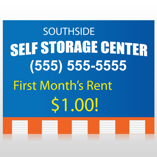 Storage Building 120 Custom Sign