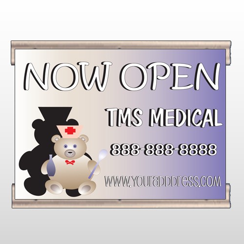 Nurse Bear 504 Track Banner