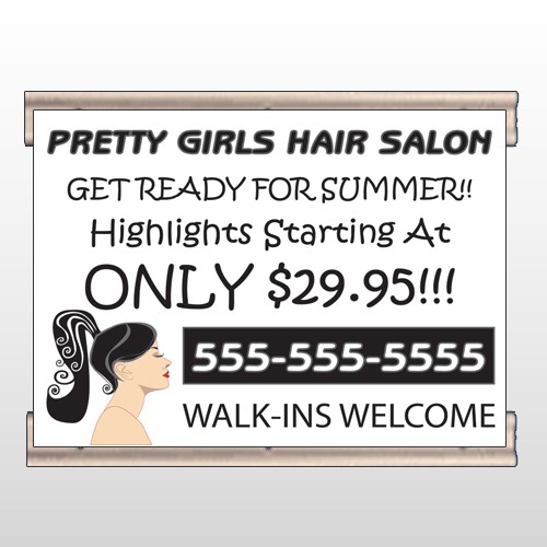 Pretty Girl Hair 290 Track Banner
