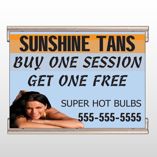 Sunshine Tans 297 Track Banner