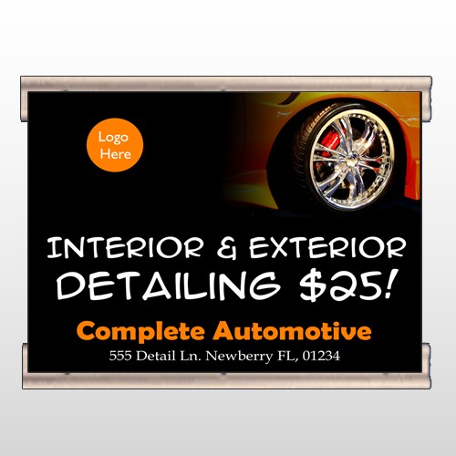 Detailing Services 115 Track Banner