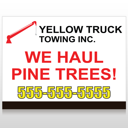 Towing 300 Site Sign