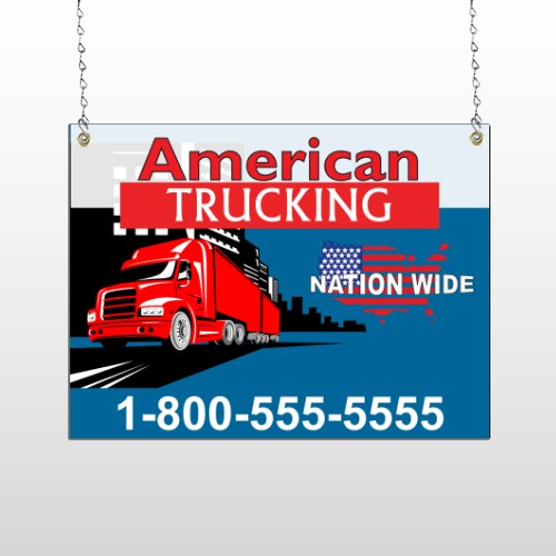 American Truck 295 Window Sign