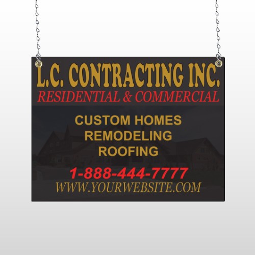 Faded House 500 Window Sign