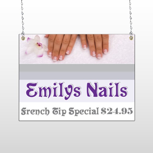 Flower Hands 295 Window Sign