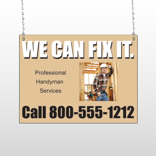 Handyman 240 Window Sign
