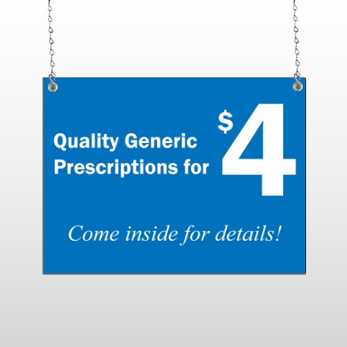 Pharmacy 334 Window Sign